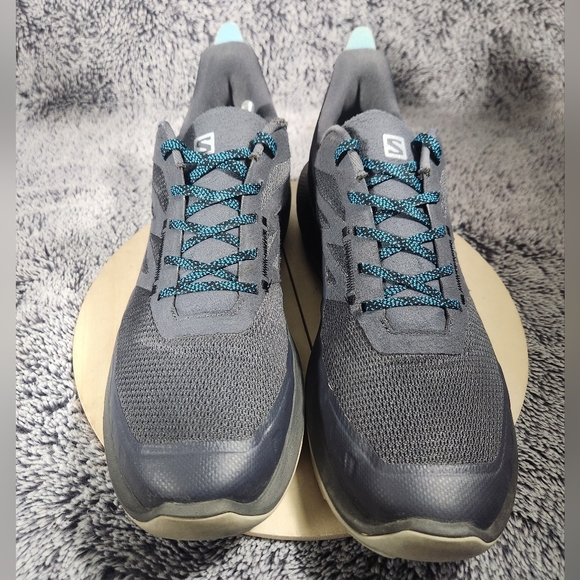 Salomon Outpulse Waterproof Trail Run Shoes Hiking Black Gray Mens Size 11 - Picture 3 of 9